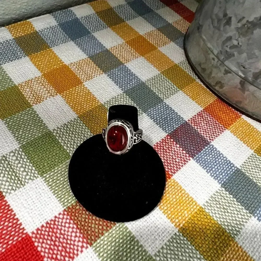 NWT Premier Designs Jewelry Red Spice Ring Size 5 #RGBG